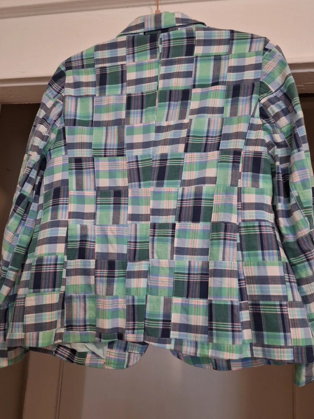Talbots Green Plaid Women’s Blazer - Picture 4 of 6